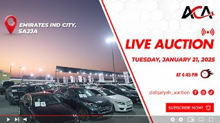 AL QARYAH CARS AUCTION | EMIRATES INDUSTRIAL CITY SAJJA | TUESDAY 21 JANUARY 2025