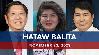 UNTV: HATAW BALITA |  November 23, 2023