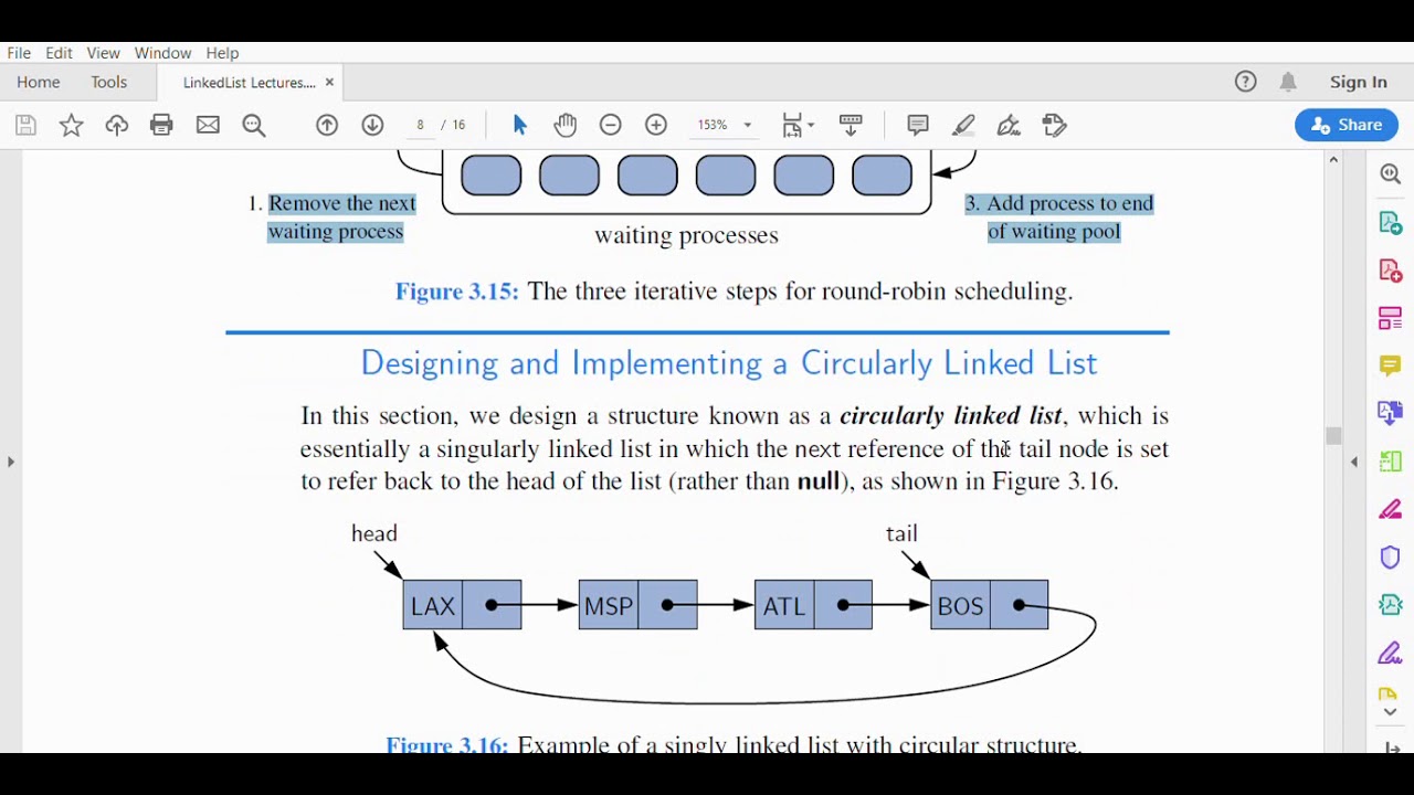 Circularly Linked Lists 1 Youtube Circularly Linked Lists 1 Youtube