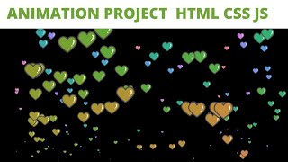 Heart 💓 Animation Project HTML | CSS | JavaScript @Justforcode
