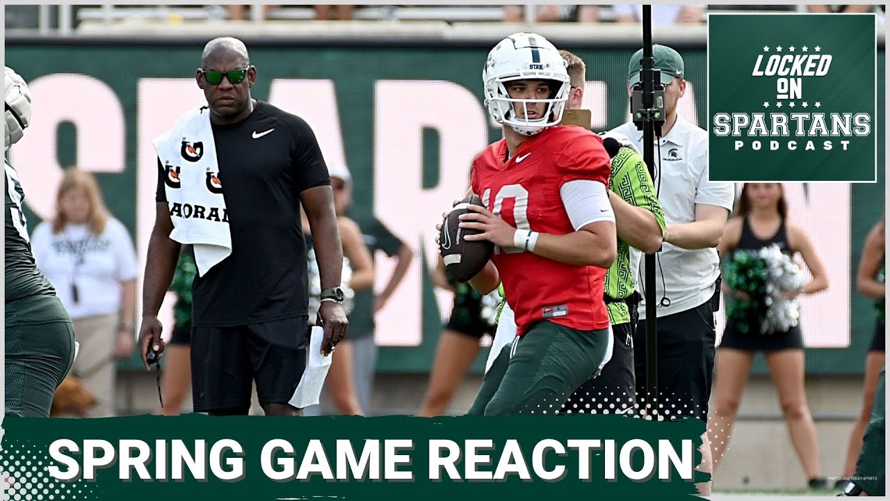 MSU Football Spring Game Reaction: MSU Quarterback Battle ...