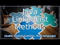 Java LinkedList Methods | Java Collections Tutorial (Java Tutorial)