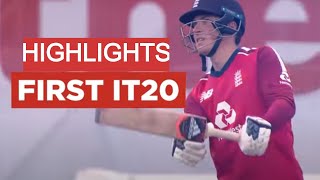 Pakistan vs England 1st t20 full highlights......Tom Banton Shines before rain stops play .