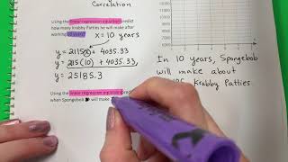 Correlation Coefficient World Problem #2