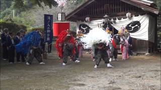 滝ノ入の獅子舞「願獅子」＠住吉神社例大祭２０１４