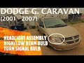 Dodge Grand Caravan - Replace HEADLIGHT | LOW / HIGH BEAM BULB / TURN SIGNAL BULB (2001-2007)