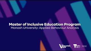 Master of Applied Behaviour Analysis course graduate story (Yarra Me School)