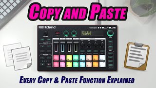 Roland MC-101 : Every Copy and Paste Function Explained // Beginner Tutorial