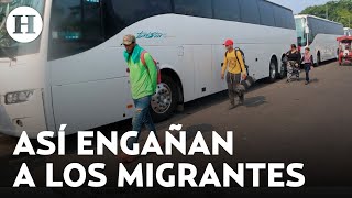 ¡Les quitan todo! Polleros se aprovechan de los migrantes al dejarlos abandonados en la frontera