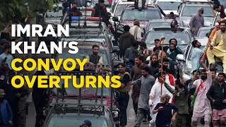Imran Khan Arrest Live: Vehicle In Pak's Ex-PM Convoy Overturns, PTI Chief's Car Safe