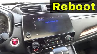 How To Reboot Honda CR-V Infotainment Screen-Easy Tutorial
