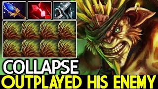 COLLAPSE [Bristleback] Outplayed His Enemy with Cancer Build Dota 2