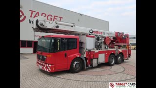 779314 MERCEDES ECONIC 2629 6x2 W/MAGIRUS ALP325 PLATFORM WORKLIFT / LADDER 33M 2008 RED BX57CBU