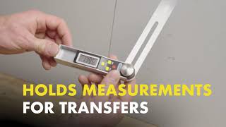 ANGLE-IZER® Digital Sliding T-Bevel & Protractor in One