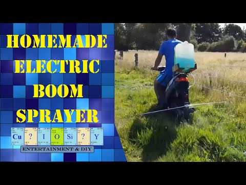 Homemade electric boom sprayer Homemade electric boom sprayer
