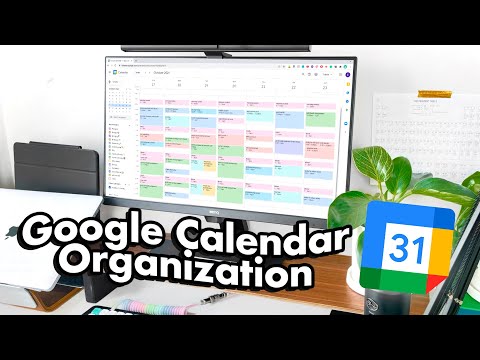 My Google Calendar System️Student, Productivity and Time Management