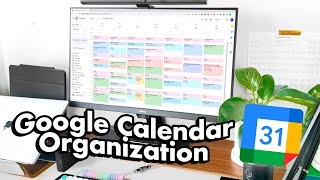 My Google Calendar System 🗓️  Student, Productivity & Time Management