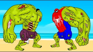 Download Evolution Of HULK ZOMBIE vs Evolution Of SPIDER ZOMBIE : Who Is The Strongest Monster? mp3