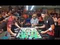 Intense finish at the Tornado Foosball World Championship, a breakdown