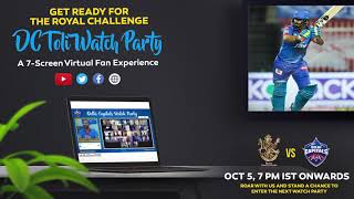 DC TOLI Watch Party Announcement | #RCBvDC
