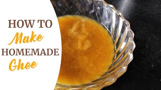 Home Made Ghee | Ghee Recipe | Aavin Butter