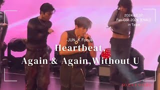 241207 Fan-Con 2024 [ENWJ] “Heartbeat””Again \u0026 Again””Without U” Full -JUN. K Focus-