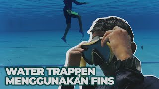 Tutorial Snorkeling (Part 8): CARA MENGAPUNG / WATER TRAPPEN MENGGUNAKAN FINS