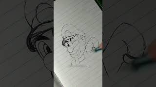 Drawing Super Mário 🎮|Gilson Desenhos #desenhar #art #drawing #shorts #arte #supermario #mariomovie
