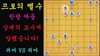 [프로의 뻘수] 한방 싸움!! 상대의 묘수에 당했습니다..(장기)