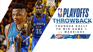 Thunder Rally For Surprise Win At Golden State In 2016 WCF Game 1 | Full Classic Game - 5.16.16