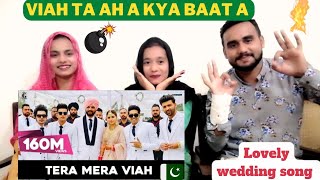 Pakistan Reaction || TERA MERA VIAH ¦ JASS MANAK KV DHILLO