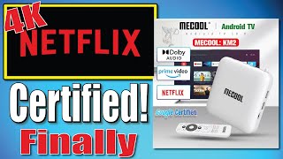 MECOOL KM2 TV Box - Official Android TV OS - 4K NETFLIX