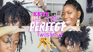 KEYS TO THE PERFECT TWISTOUT ON 4C HAIR | DETAILED \u0026 REALISTIC | kandidkinks