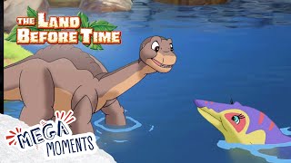 Littlefoot Meets His Friend Mo | The Land Before Time | Mega Moments