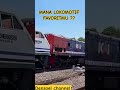 PARADE 4 LOKOMOTIF LIVERY KAI #shorts #keretaapi #kai #lokomotif