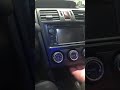 2013 Subaru Impreza radio removal!