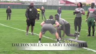 Dallas NFTC RB vs LB 1-on-1's