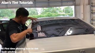 Tinting a 2020 Nissan Maxima part 2