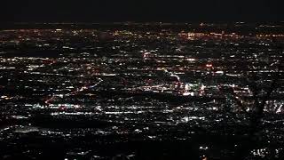 丹沢・大山山頂からの夜景