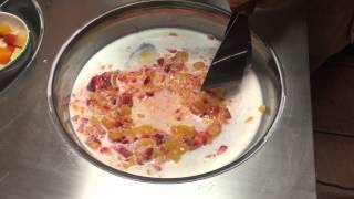 炒酸奶 cooking fruit yogurt