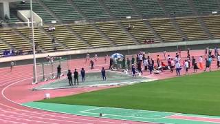 近江高校男子陸上競技部　角田４００ｍ　2016.4.9