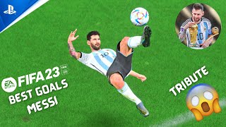 FIFA 23 - Lionel Messi Best Goals | Tribute To Messi | PS5 [4K60] HDR