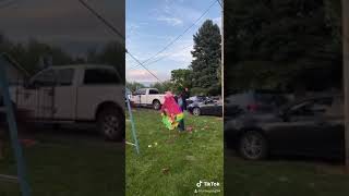 Breaking a piñata In reverse! 🪅