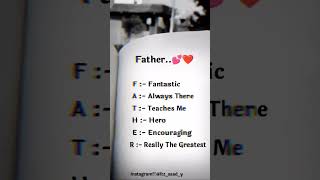 The meaning of father