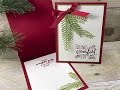 Simply Simple MAKE IT IN MINUTES Christmas  Pines by Connie Stewart