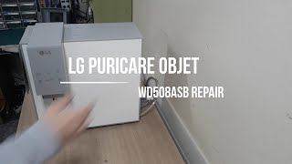 LG 퓨리케어 오브제 음성인식 정수기 분해조립 세로 / 가로 설치 변경 방법. LG WD508ASB TEARDOWN/DISASSEMBLY \u0026 REASSEMBLY