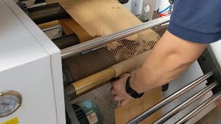 cushion packing paper made by one set of automatic honeycomb paper making machine