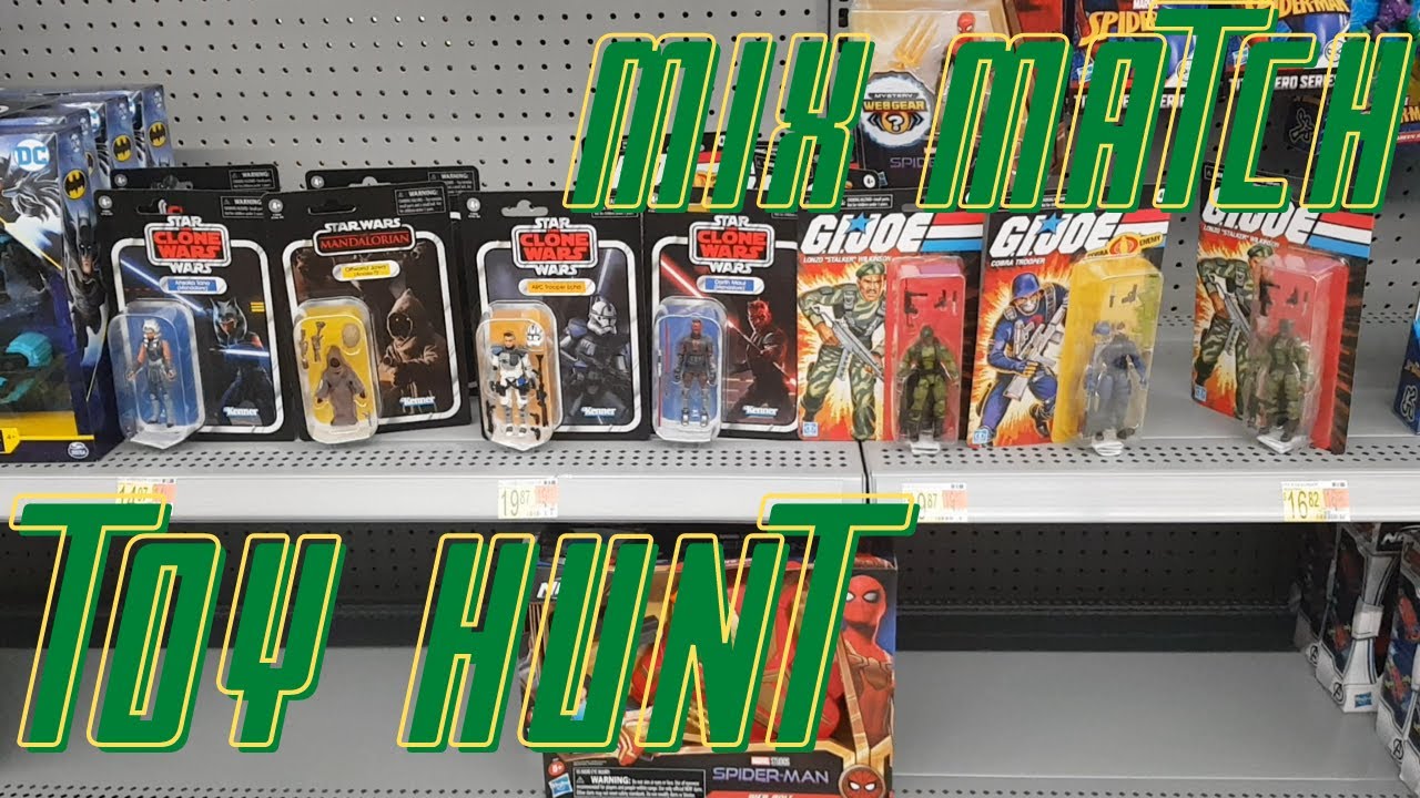 Mix Match Toy Hunt Walmart Target Wwe Aew Dc Marvel Legends Motu