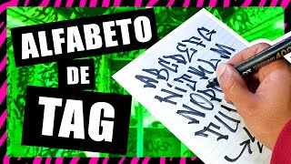 🚨 Alfabeto de Tag - Tutorial de Graffiti