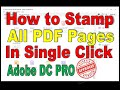 How to Stamp All PDF Pages in Single Click using JavaScript